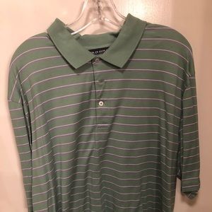 Green striped Polo Golf shirt.